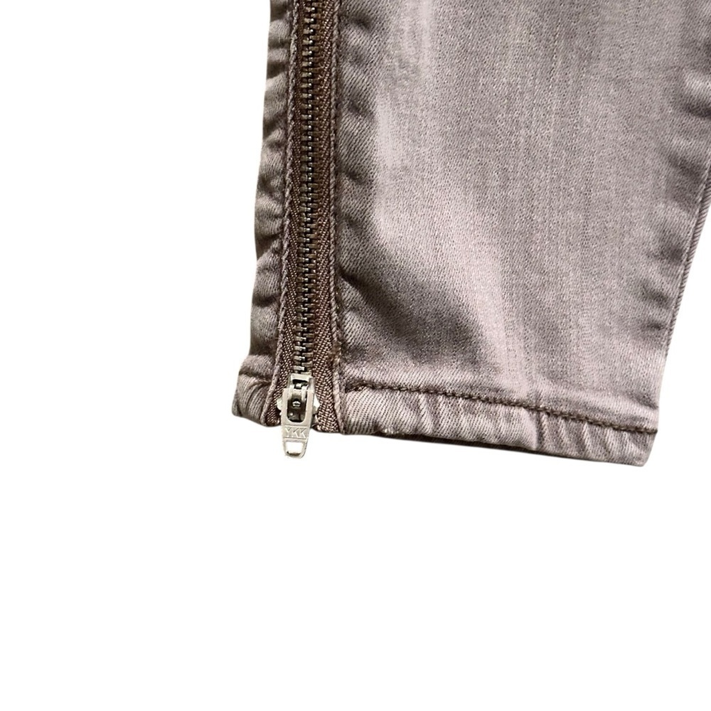 Pistola Hunter Skinny Cargo Zipper 27” Inseam Tencel Pants Women’s Size 27 Gray - Picture 4 of 9